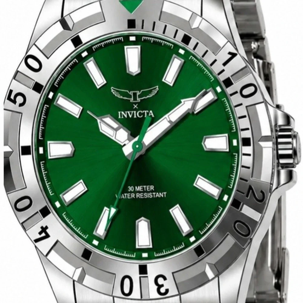 Invicta Specialty I by Invicta Men's Watch 42mm Steel Green Dial (69042) New